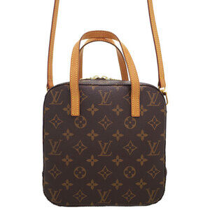 Louis Vuitton Monogram Leather Brown Spontini Bag